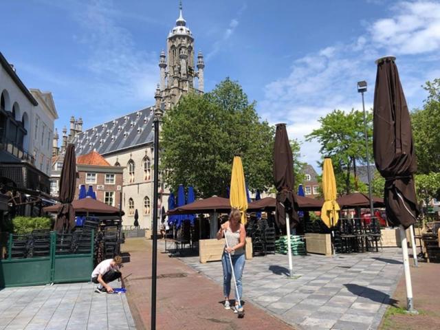 Ruime Studio 'In De Drie Koningen' In Hartje Middelburg Exterior photo